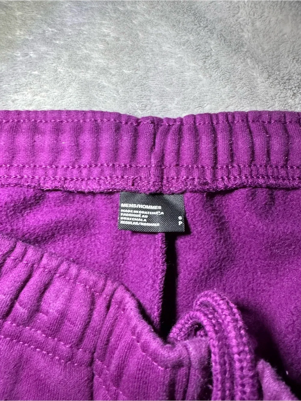 Mens The North Face x KAWS Purple Fleece Jogger Sweatpants